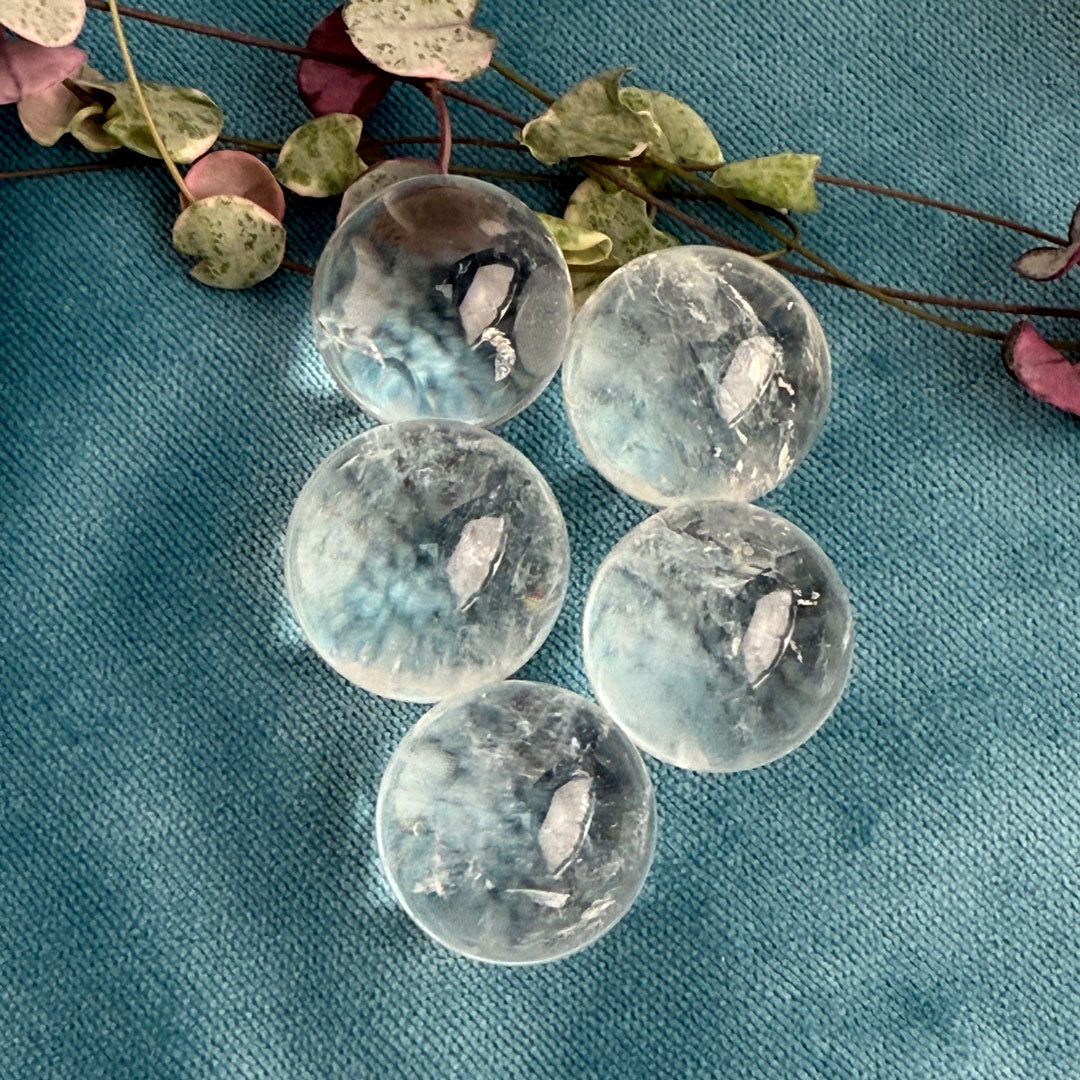 Mini Clear Quartz Sphere – The Wise Old Woman