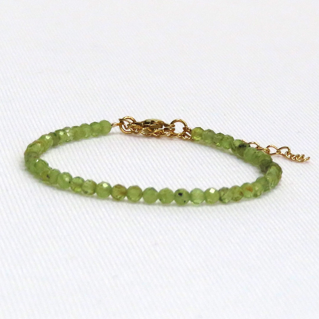 3mm Faceted Crystal Beaded Bracelets