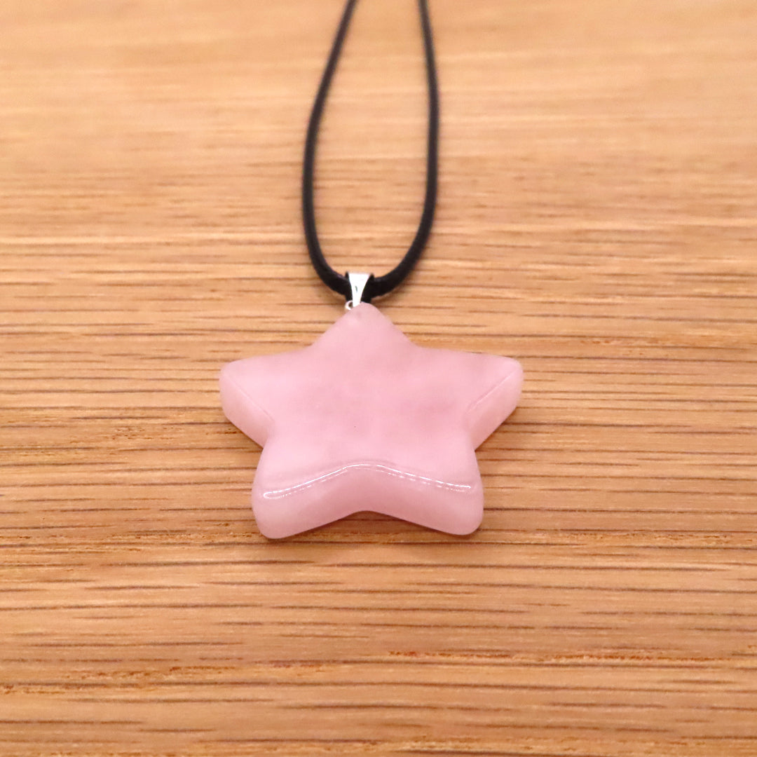 Rose Quartz Star Necklace