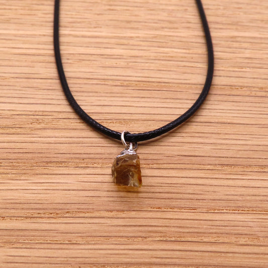 Raw Citrine Necklace