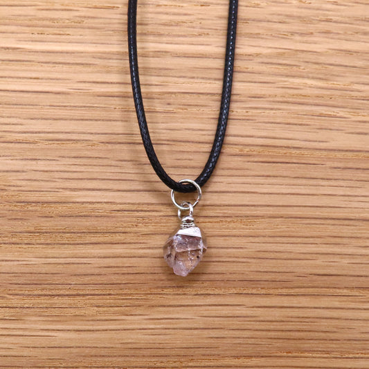 Raw Herkimer Diamond Necklace