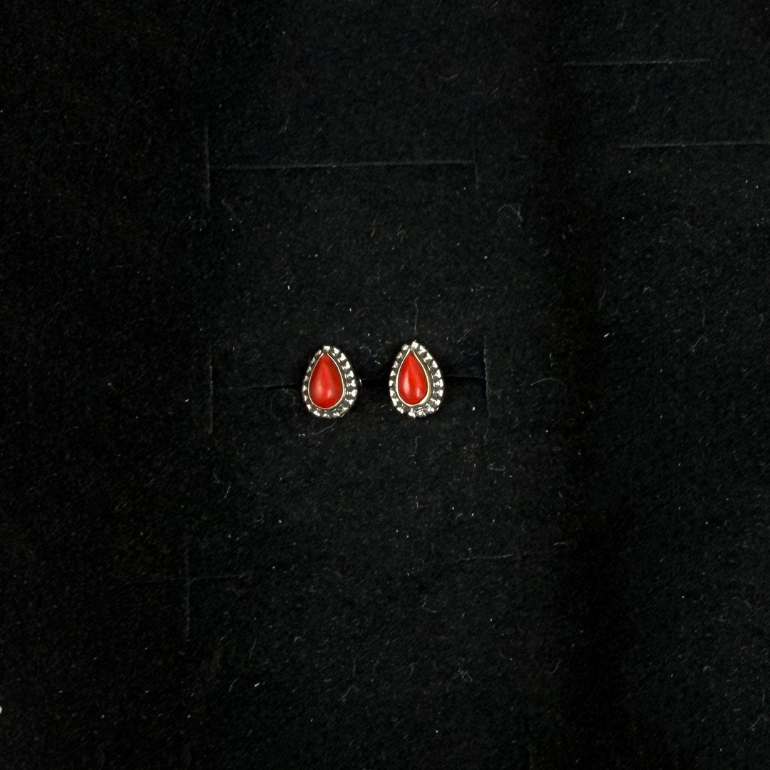 Mini Sterling Silver & Crystal Stud Earrings