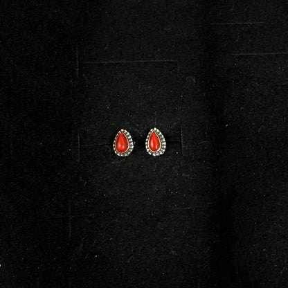 Mini Sterling Silver & Crystal Stud Earrings