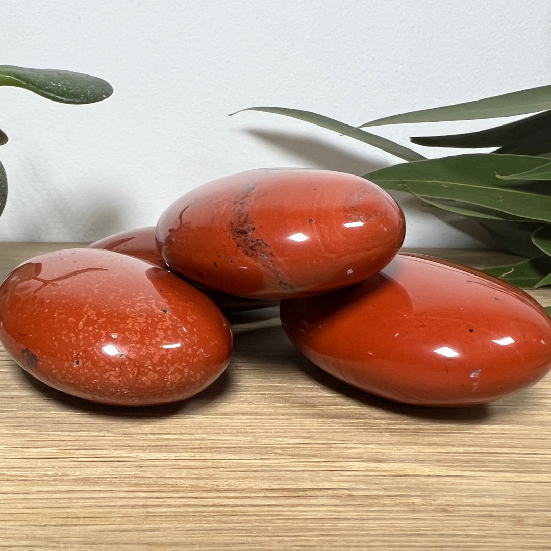 Red Jasper Palm Stones