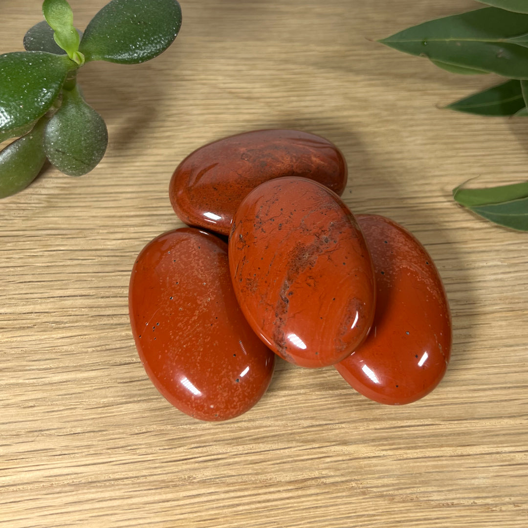 Red Jasper Palm Stones