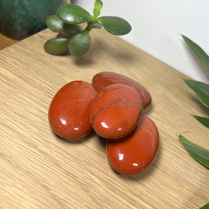 Red Jasper Palm Stones