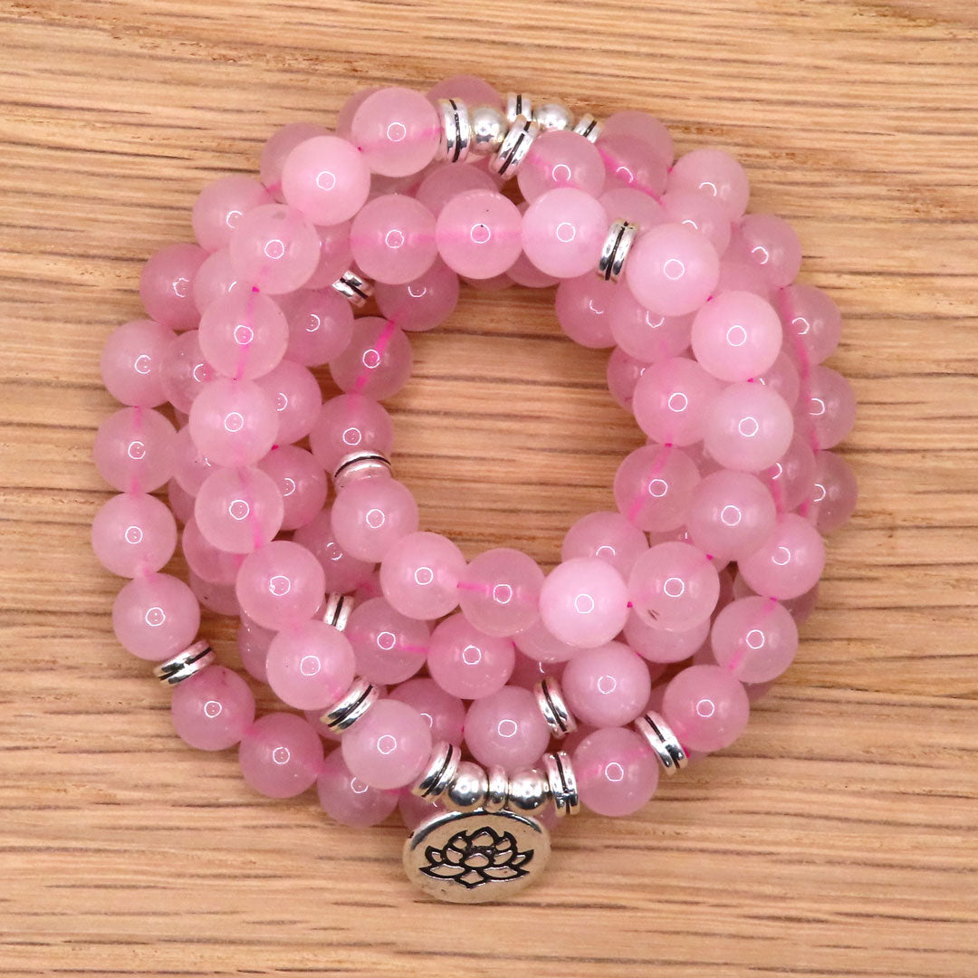 Rose Quartz Mala Beads