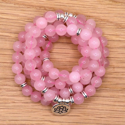 Rose Quartz Mala Beads