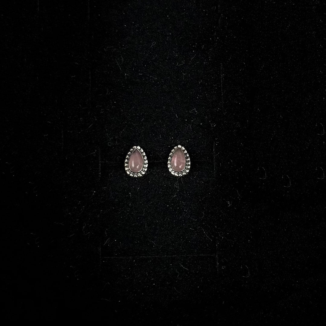 Mini Sterling Silver & Crystal Stud Earrings
