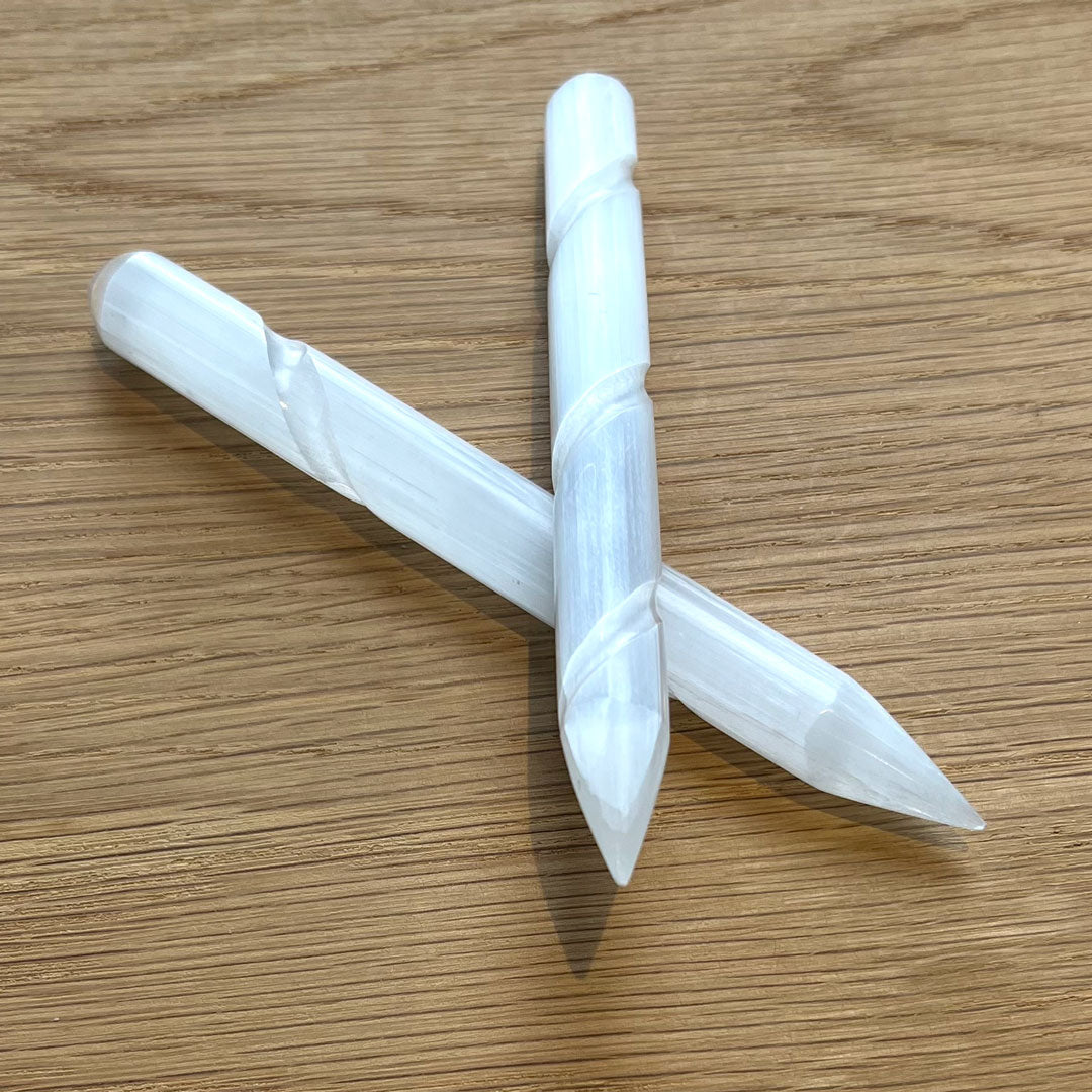 Selenite Wand Pointed