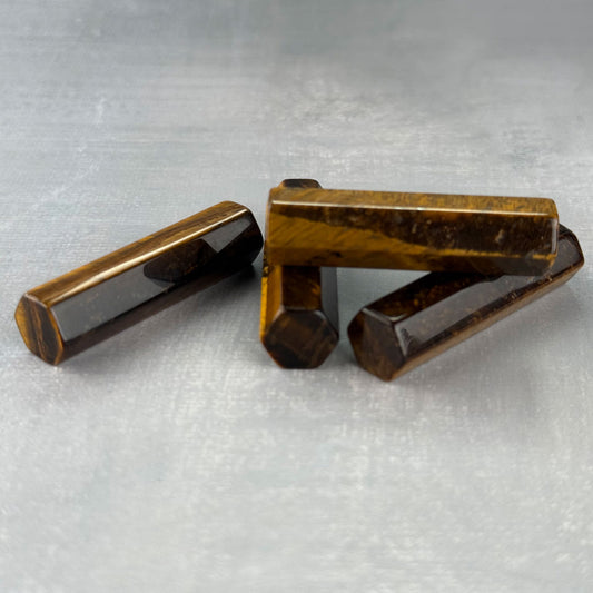 Mini Tiger’s Eye Hexagon Wand