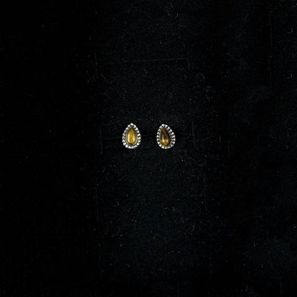 Mini Sterling Silver & Crystal Stud Earrings