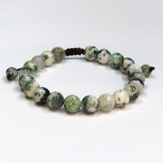 Tree Agate Adjustable Bracelets