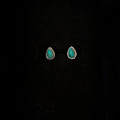 Mini Sterling Silver & Crystal Stud Earrings