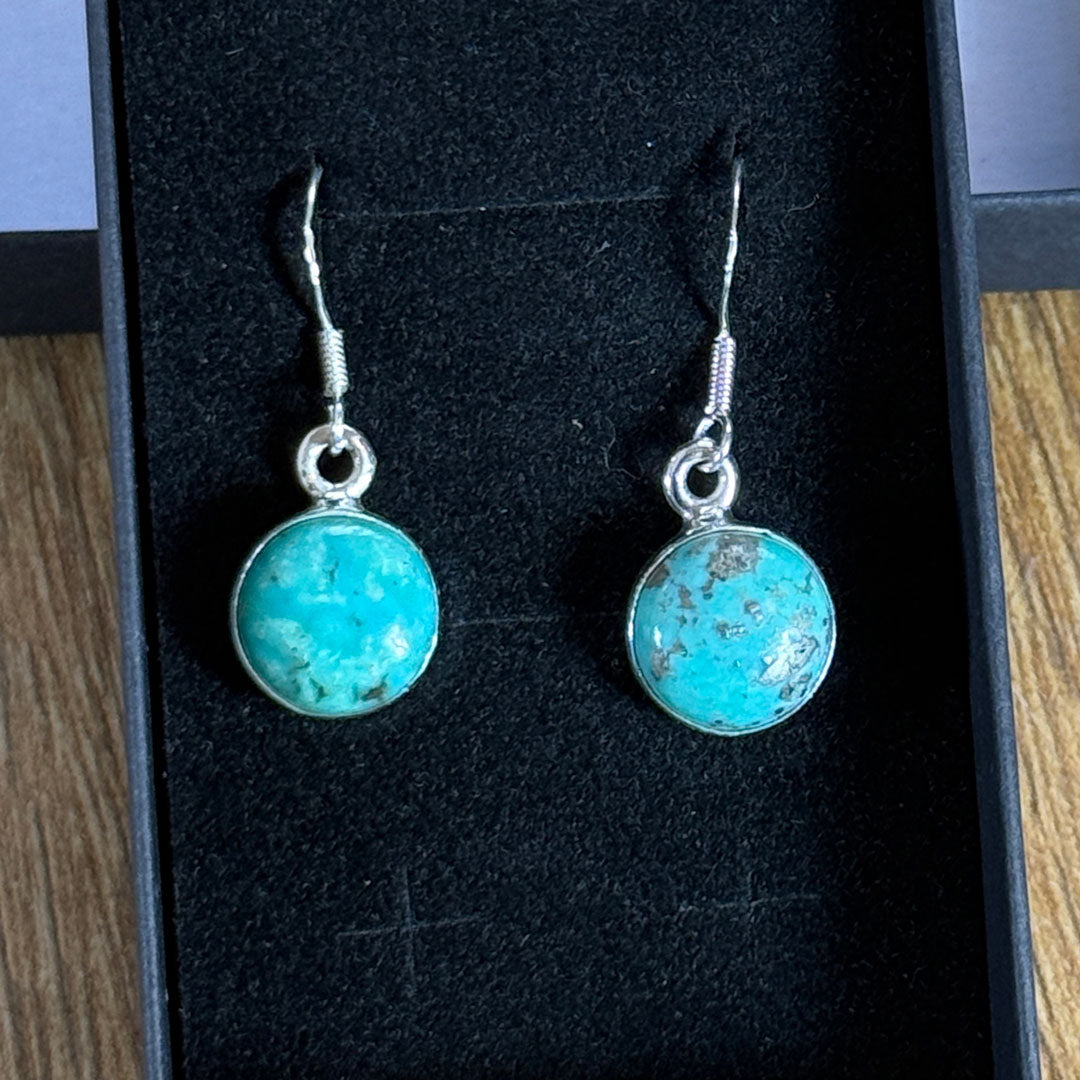 Turquoise Sterling Silver Earrings