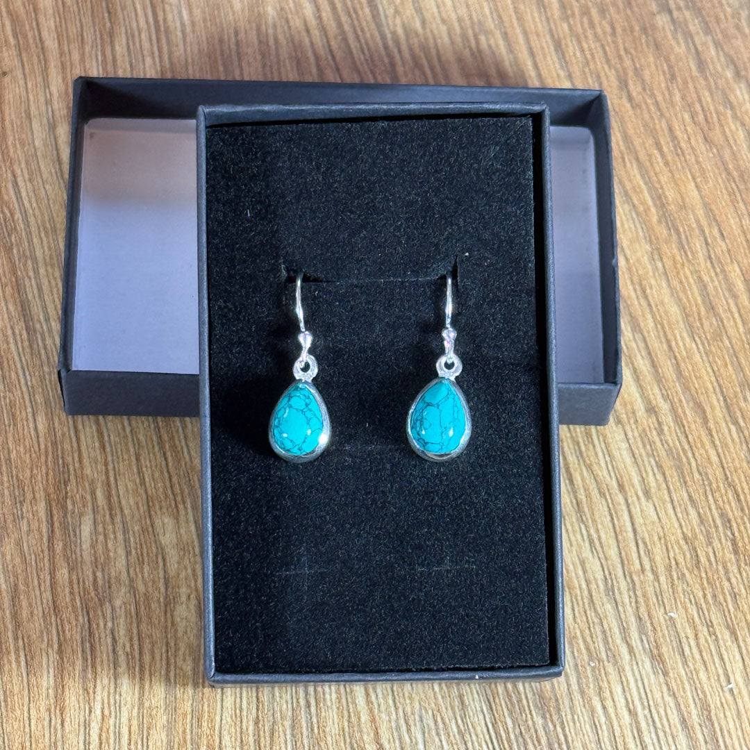 Turquoise Sterling Silver Earrings