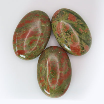 Unakite Palm Stone