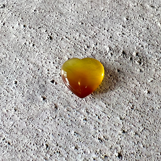 Carnelian Heart 2cm | The Wise Old Woman