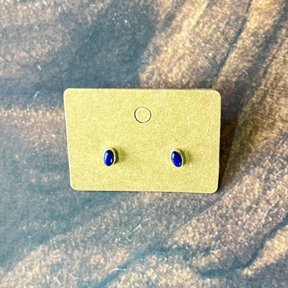 Mini Sterling Silver & Crystal Stud Earrings