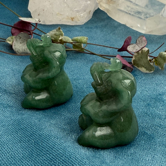 Mini Aventurine Elephant