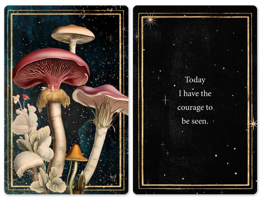 Daily Doses of Wisdom Mushroom Cards