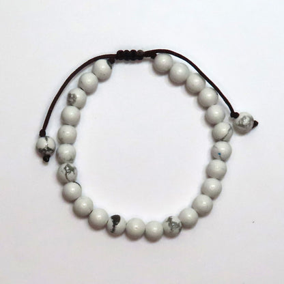 Howlite Adjustable Bracelet