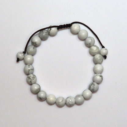 Howlite Adjustable Bracelet