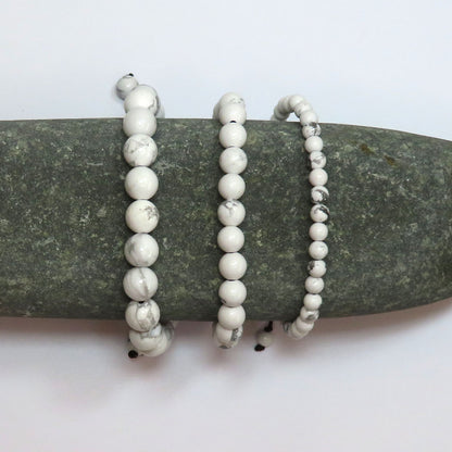 Howlite Adjustable Bracelet