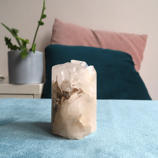 Small Raw Quartz Tower