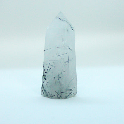 Tourmalinated Quartz Crystal Point